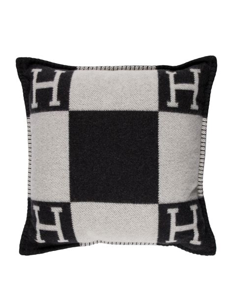 hermes pillow black|Hermes pillow and blanket.